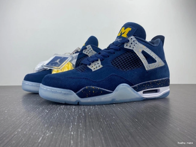 Rep Husky 4 Michigan Jordan (PE) Retro Air AJ4-1036660 0707